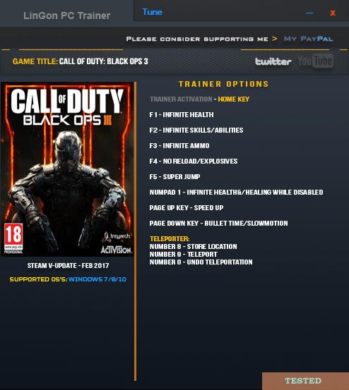 download trainer call of duty black ops 2 zombie nosteam v41.627